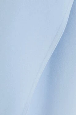 Light Blue Ruched Maxi Dress -Glamourista 00100037582 ZS