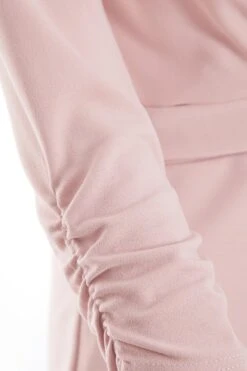 Pink Wrap Tie Midi Dress 11 Pink Wrap Tie Midi Dress -Glamourista 00100037620 ZS