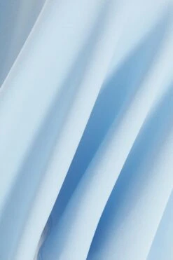 Light Blue One Shoulder Frill Hem Maxi Dress 11 Light Blue One Shoulder Frill Hem Maxi Dress -Glamourista 00100037730 ZS