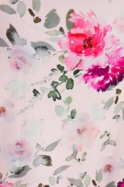 Petite Light Pink Floral Dip Hem Midi Dress 11 Petite Light Pink Floral Dip Hem Midi Dress -Glamourista 00100037791 ZS