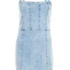 Light Blue Denim Mini Dress