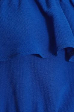 Royal Blue Tiered Bardot Mini Dress -Glamourista 00100037867 ZS