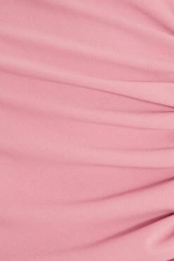 Pink Ruched Maxi Dress 11 Pink Ruched Maxi Dress -Glamourista 00100037896 ZS