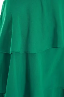 Green Halter Neck Skater Dress -Glamourista 00100037905 ZS