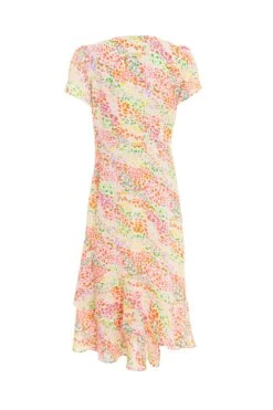 Multicoloured Animal Print Midi Dress 10 Multicoloured Animal Print Midi Dress -Glamourista 00100038031 ZB