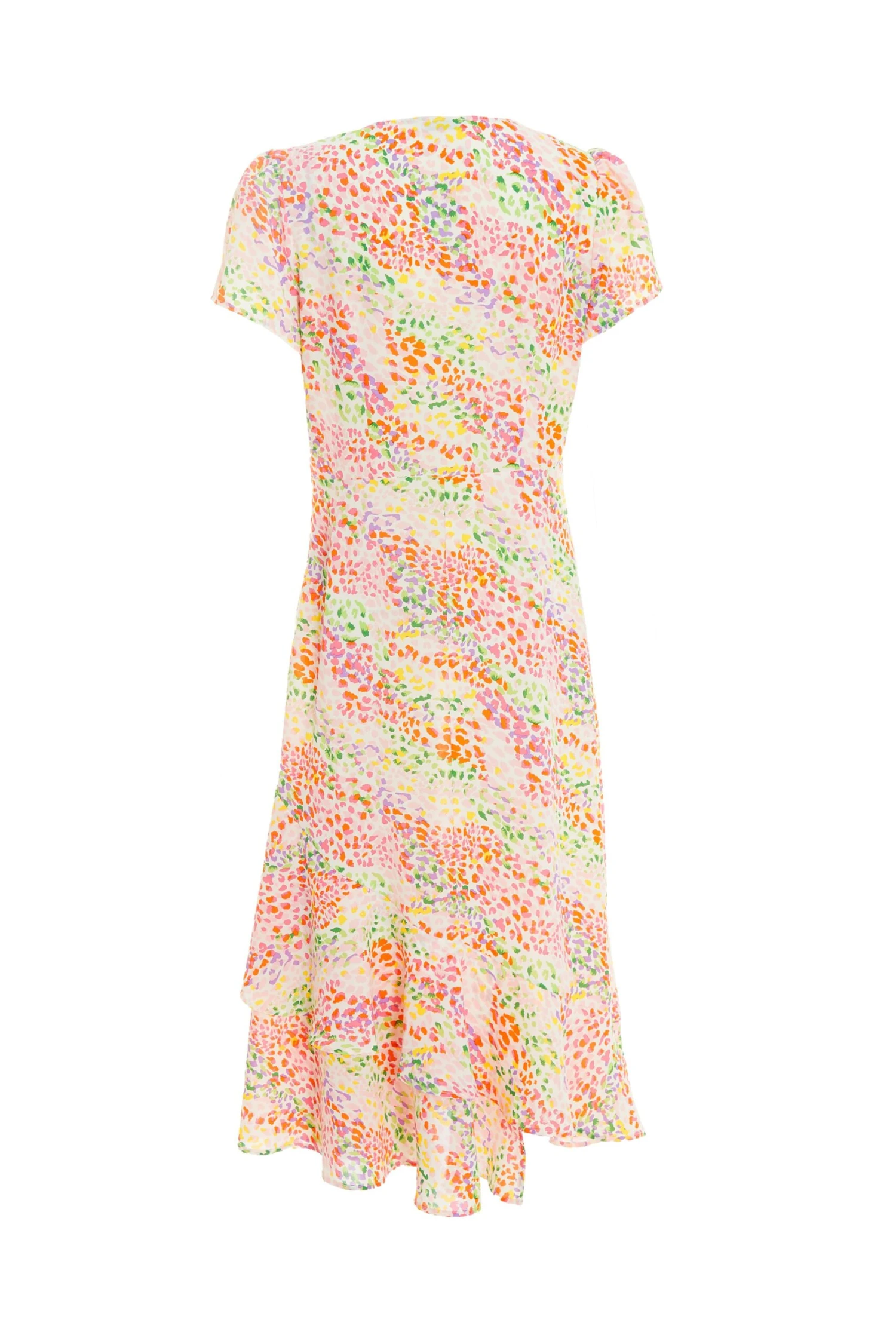 Multicoloured Animal Print Midi Dress 5 Multicoloured Animal Print Midi Dress - Image 5