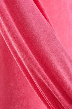 Pink Slinky Long Sleeve Maxi Dress -Glamourista 00100038081 ZS