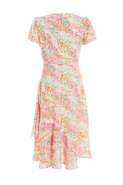 Petite Multicoloured Animal Print Midi Dress -Glamourista 00100038112 ZB