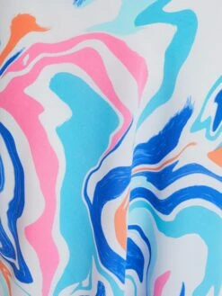 Petite Multicolored Marble Print Midaxi Dress 11 Petite Multicolored Marble Print Midaxi Dress -Glamourista 00100038197 ZS