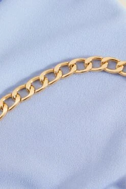 Blue Chain Ruched Midi Dress -Glamourista 00100038212 ZS