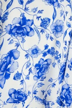 White Floral Wrap Mini Dress -Glamourista 00100038247 ZS