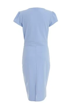 Light Blue Cap Sleeve Midi Dress 10 Light Blue Cap Sleeve Midi Dress -Glamourista 00100038248 ZB