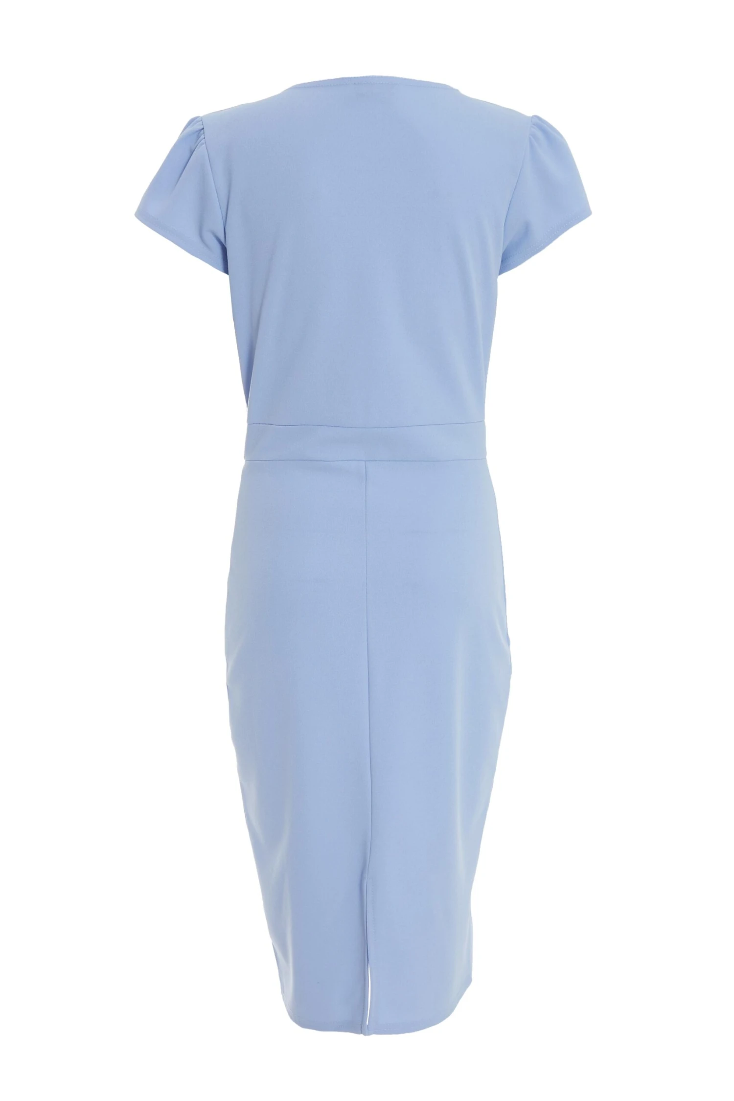 Light Blue Cap Sleeve Midi Dress 5 Light Blue Cap Sleeve Midi Dress - Image 5