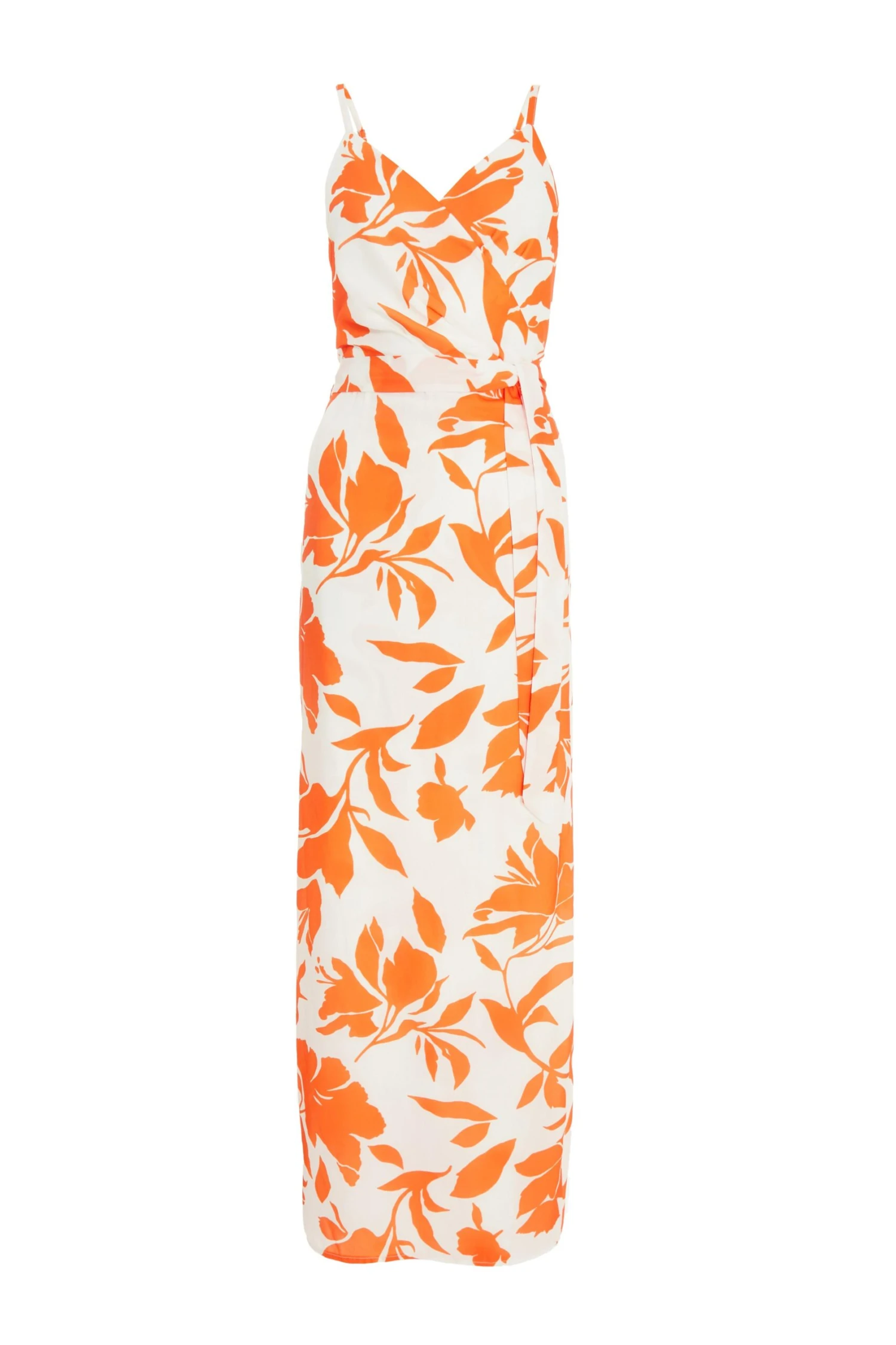 Orange Floral Maxi Dress 1 Orange Floral Maxi Dress