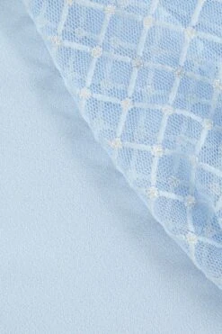 Light Blue Mesh Midi Dress 11 Light Blue Mesh Midi Dress -Glamourista 00100038320 ZS