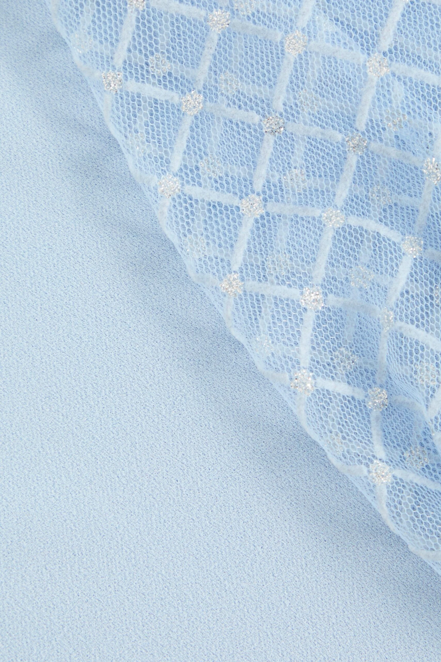 Light Blue Mesh Midi Dress 6 Light Blue Mesh Midi Dress - Image 6