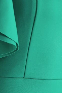 Green Frill Midi Dress -Glamourista 00100038343 ZS