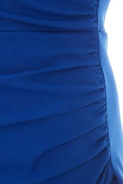 Royal Blue Diamante Wrap Maxi Dress -Glamourista 00100038454 ZS