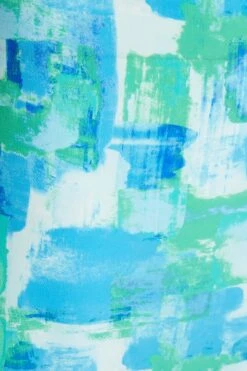 Blue Brush Stroke Midaxi Dress -Glamourista 00100038479 ZS