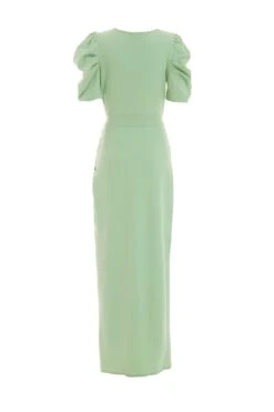 Petite Sage Wrap Maxi Dress -Glamourista 00100038489 ZB