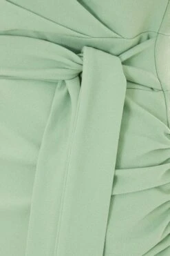 Petite Sage Wrap Maxi Dress -Glamourista 00100038489 ZS