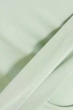 Sage Long Sleeve Frill Midi Dress -Glamourista 00100038498 ZS