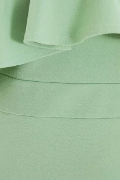 Curve Sage Frill Midi Dress -Glamourista 00100038579 ZS