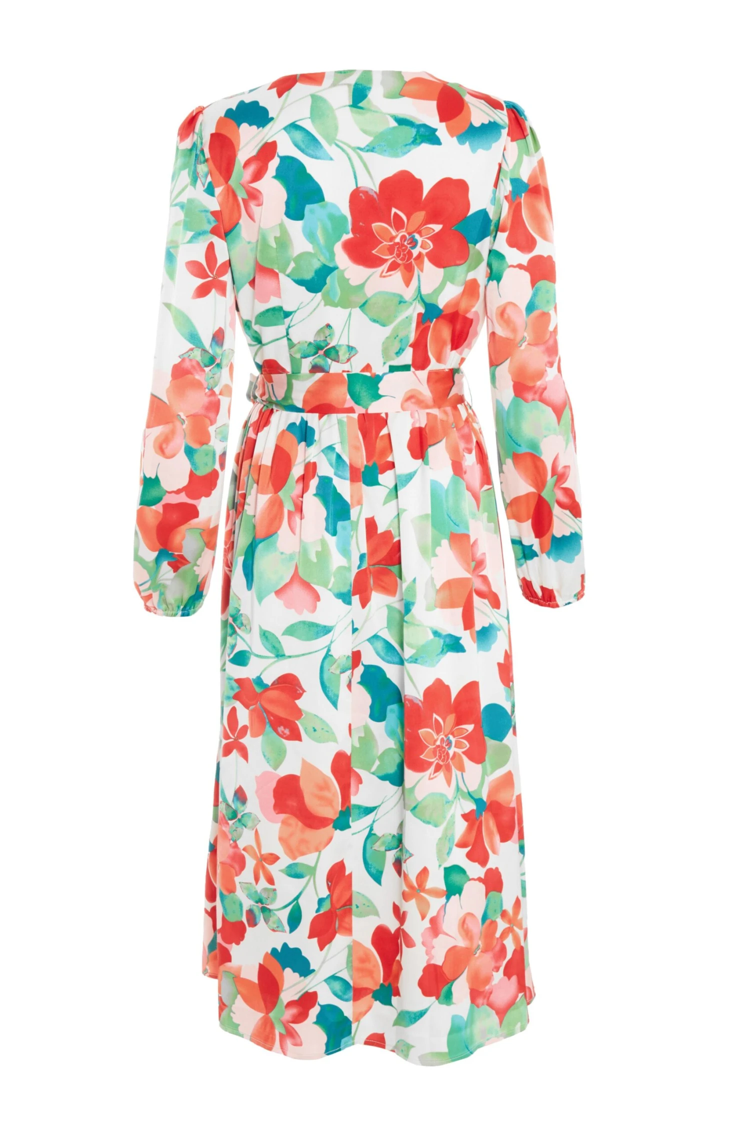 Multicoloured Tropical Midi Dress 5 Multicoloured Tropical Midi Dress - Image 5