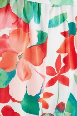 Multicoloured Tropical Midi Dress 11 Multicoloured Tropical Midi Dress -Glamourista 00100038637 ZS