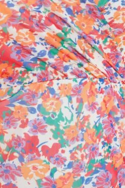 Curve Multicoloured Ditsy Print Mini Dress 11 Curve Multicoloured Ditsy Print Mini Dress -Glamourista 00100038645 ZS