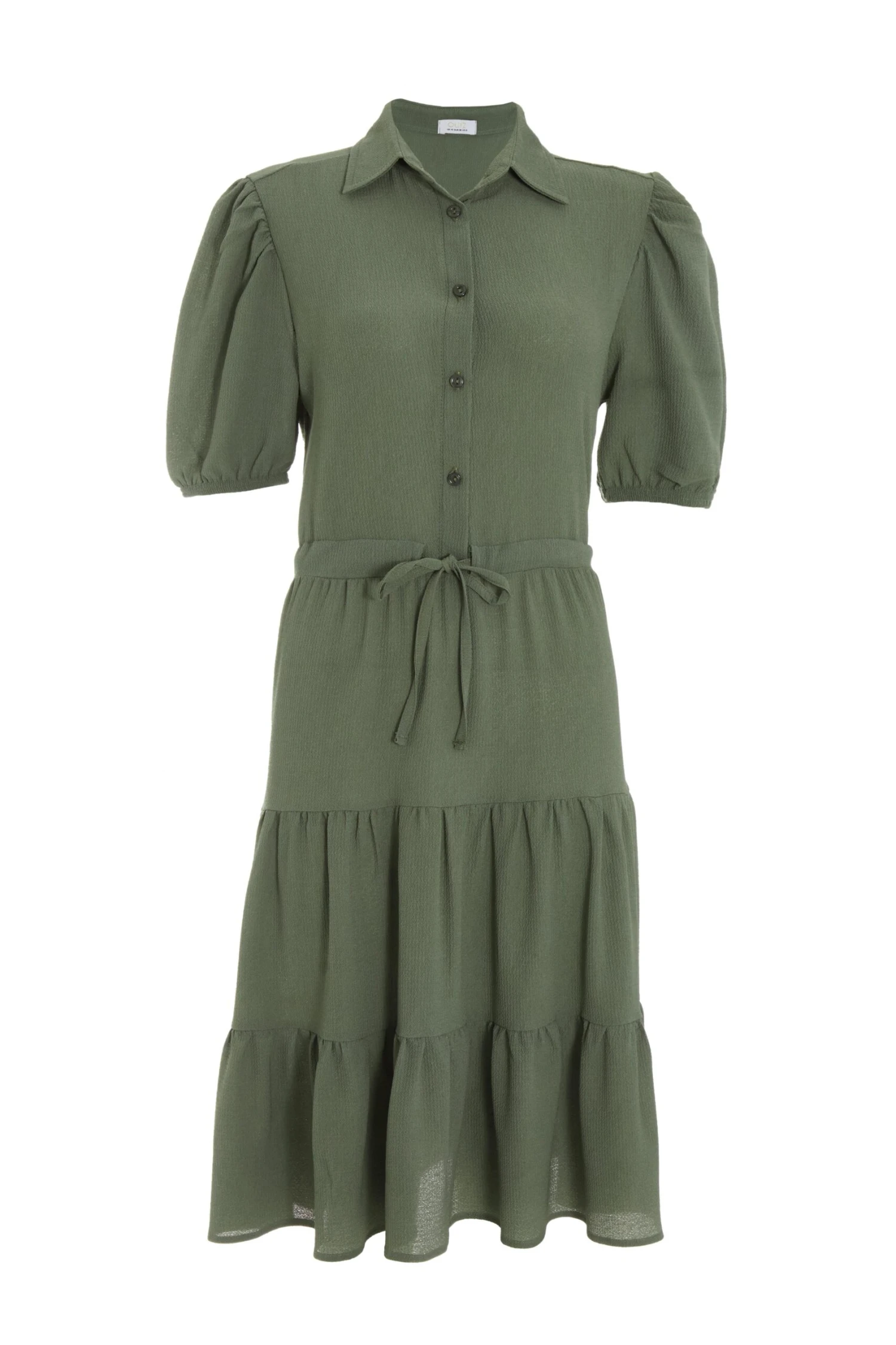 Khaki Wrap Mini Shirt Dress 1 Khaki Wrap Mini Shirt Dress