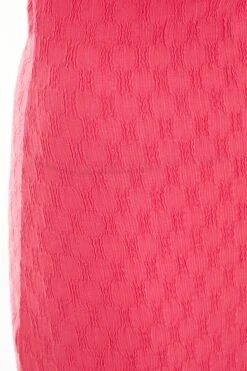 Pink Textured Cowl Midi Dress 11 Pink Textured Cowl Midi Dress -Glamourista 00100038847 ZS