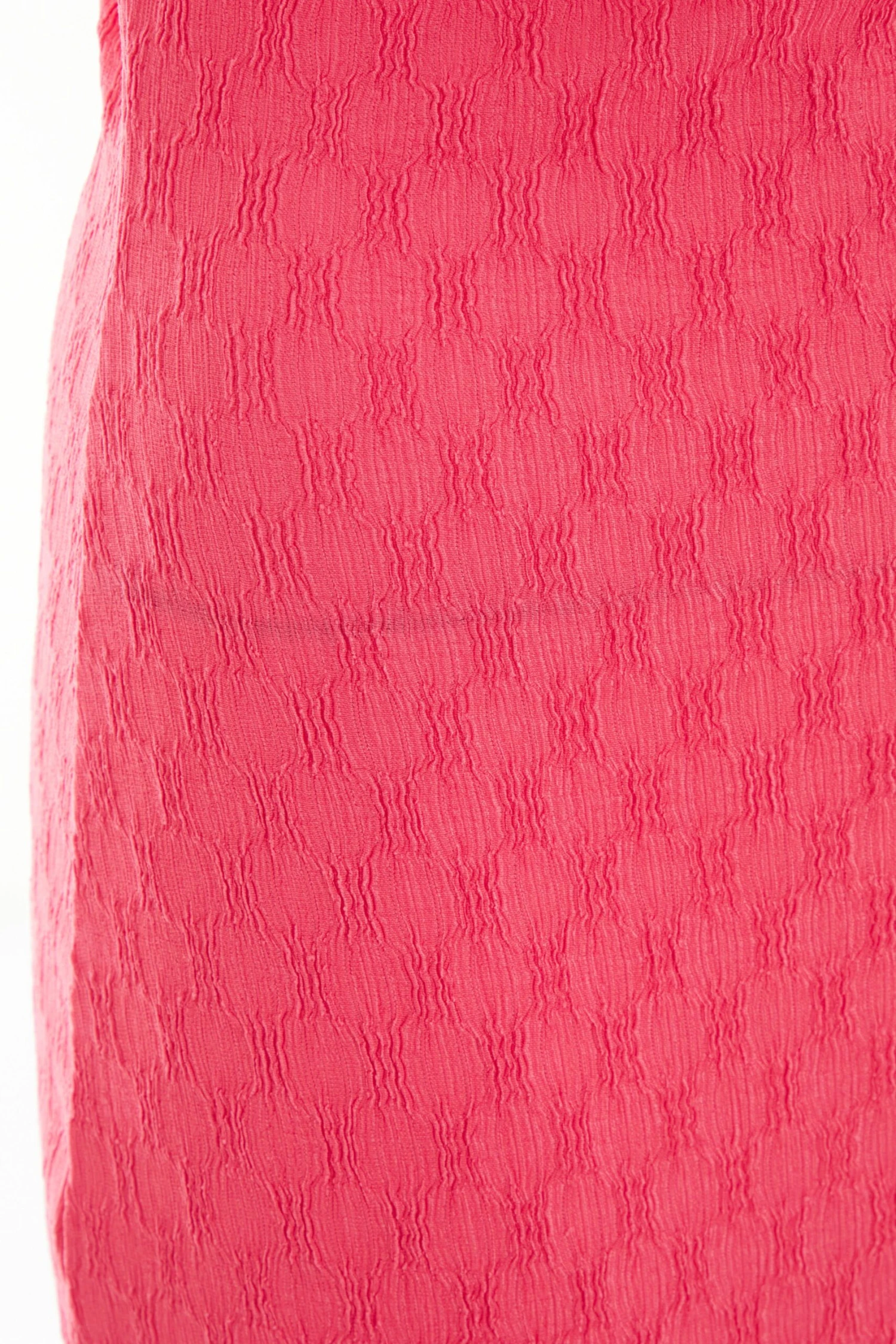 Pink Textured Cowl Midi Dress 6 Pink Textured Cowl Midi Dress - Image 6