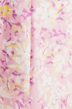 Pink Floral Mesh Maxi Dress 11 Pink Floral Mesh Maxi Dress -Glamourista 00100038870 ZS