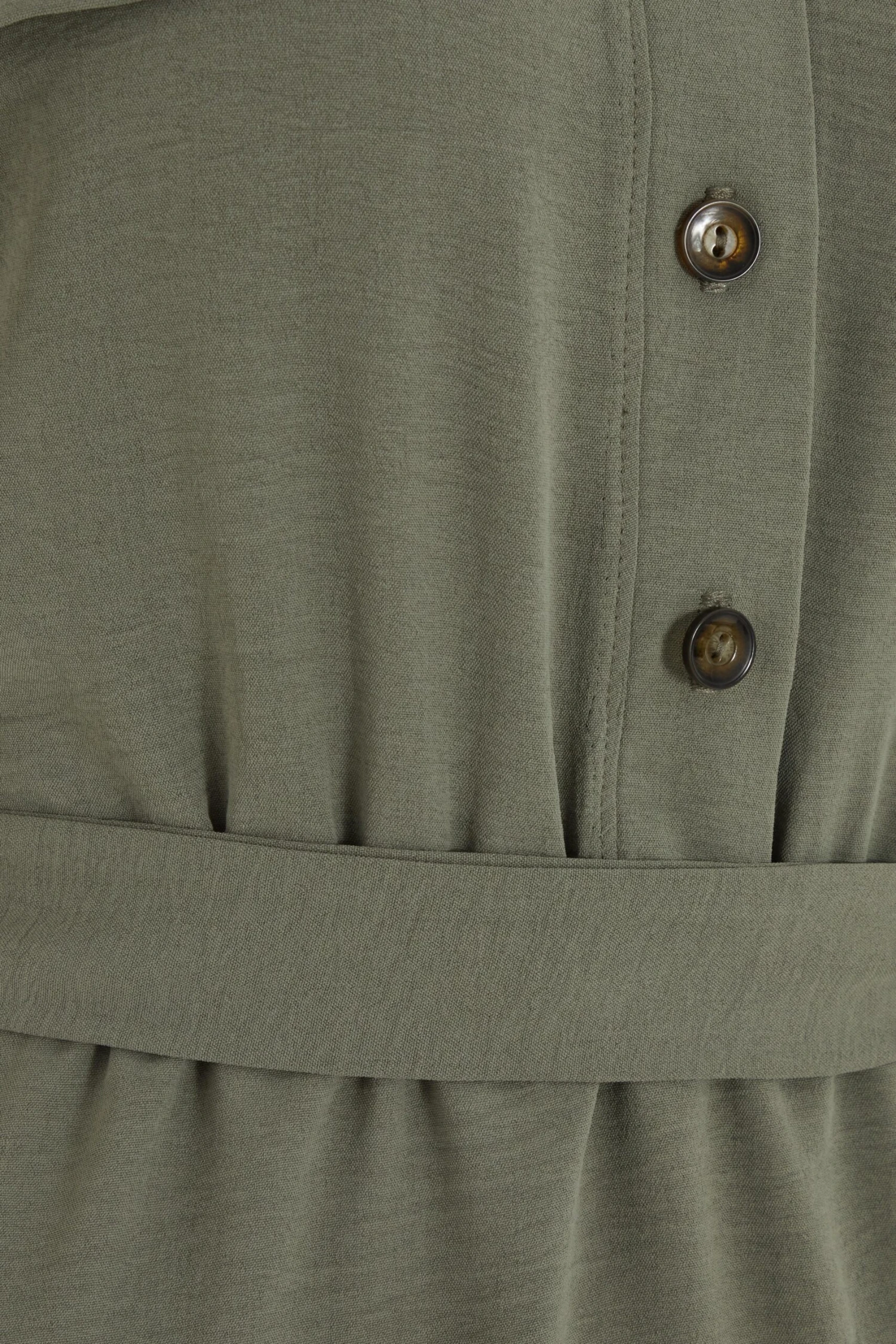 Khaki Shirt Midi Dress 6 Khaki Shirt Midi Dress - Image 6