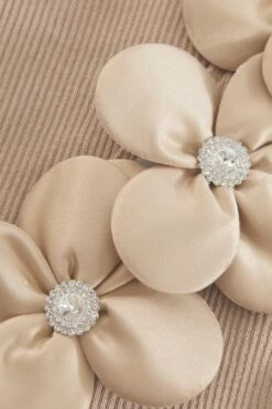 Stone Knitted Flower Mini Dress -Glamourista 00100039151 ZS