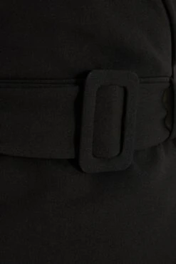 Black Cape Sleeve Midi Dress -Glamourista 00100039352 ZS