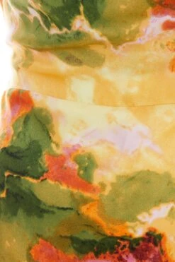 Petite Multicoloured Marble Print Midaxi Dress -Glamourista 00100039492 ZS