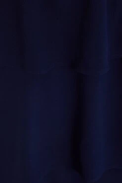 Navy Bardot Dip Hem Midi Dress -Glamourista 00100039504 ZS