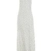 White Polka Dot Maxi Dress