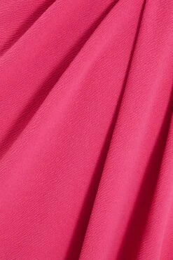 Curve Pink Wrap Midi Dress 5 Curve Pink Wrap Midi Dress -Glamourista 00100039754 ZS